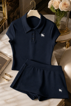 Active Novae Chic Polo Shirt and Skort Coord-Set