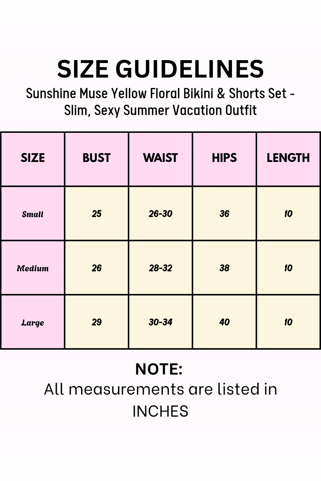 Sunshine Muse Yellow Floral Bikini & Shorts Set – Slim, Sexy Summer Vacation Outfit