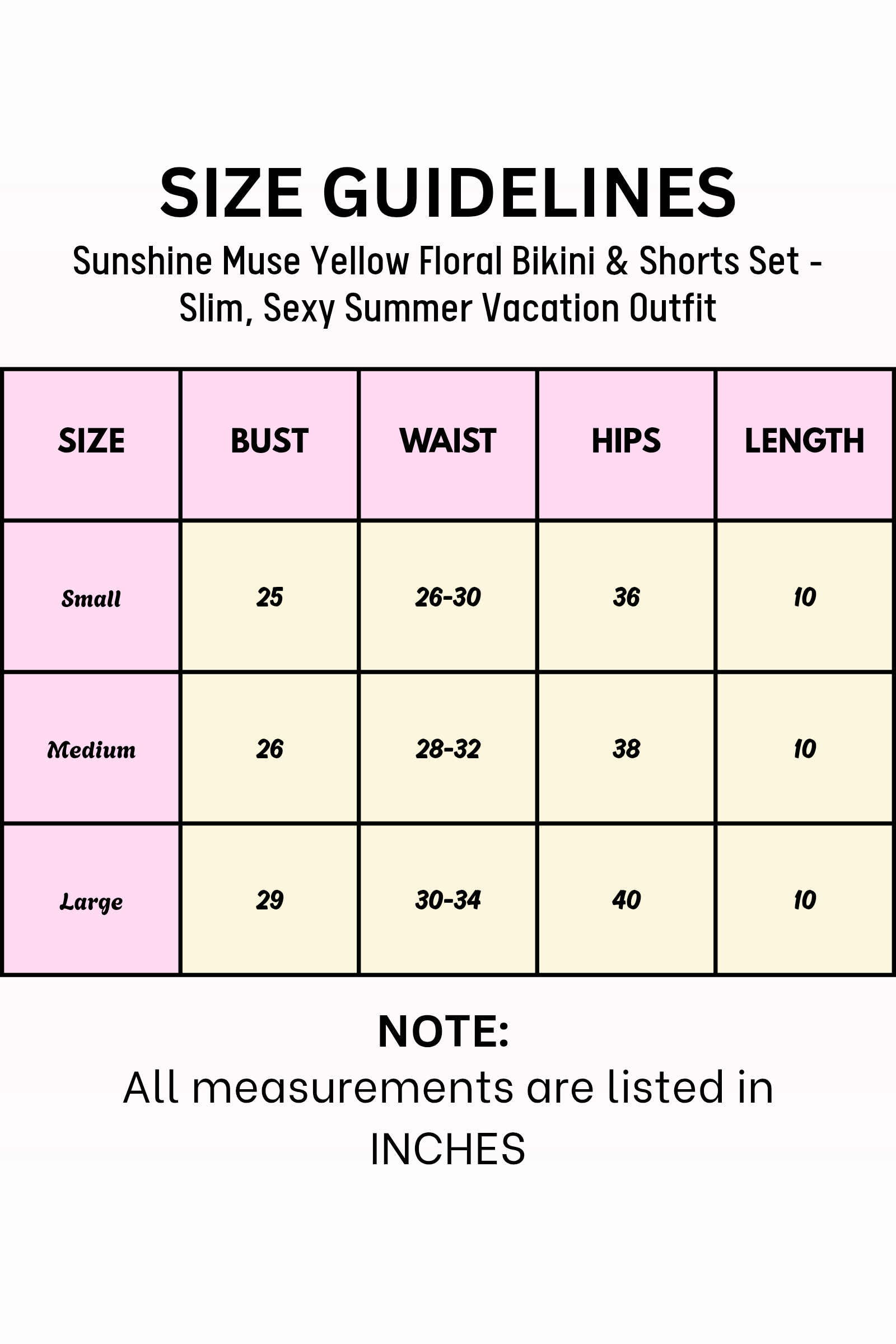Sunshine Muse Yellow Floral Bikini & Shorts Set – Slim, Sexy Summer Vacation Outfit