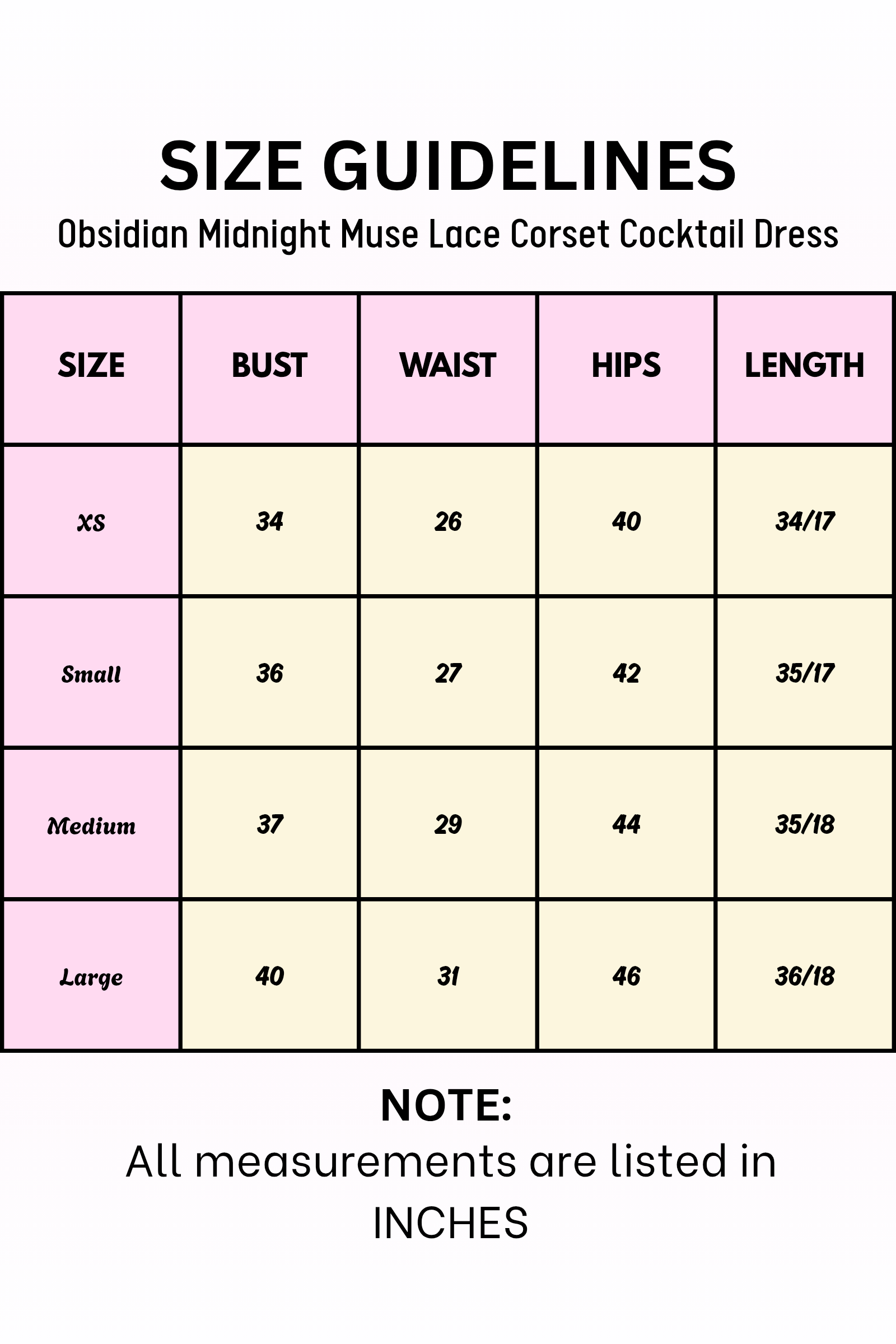 Obsidian Midnight Muse Lace Corset Cocktail Dress