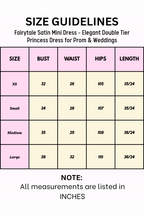 Fairytale Satin Mini Dress – Elegant Double Tier Princess Dress for Prom & Weddings