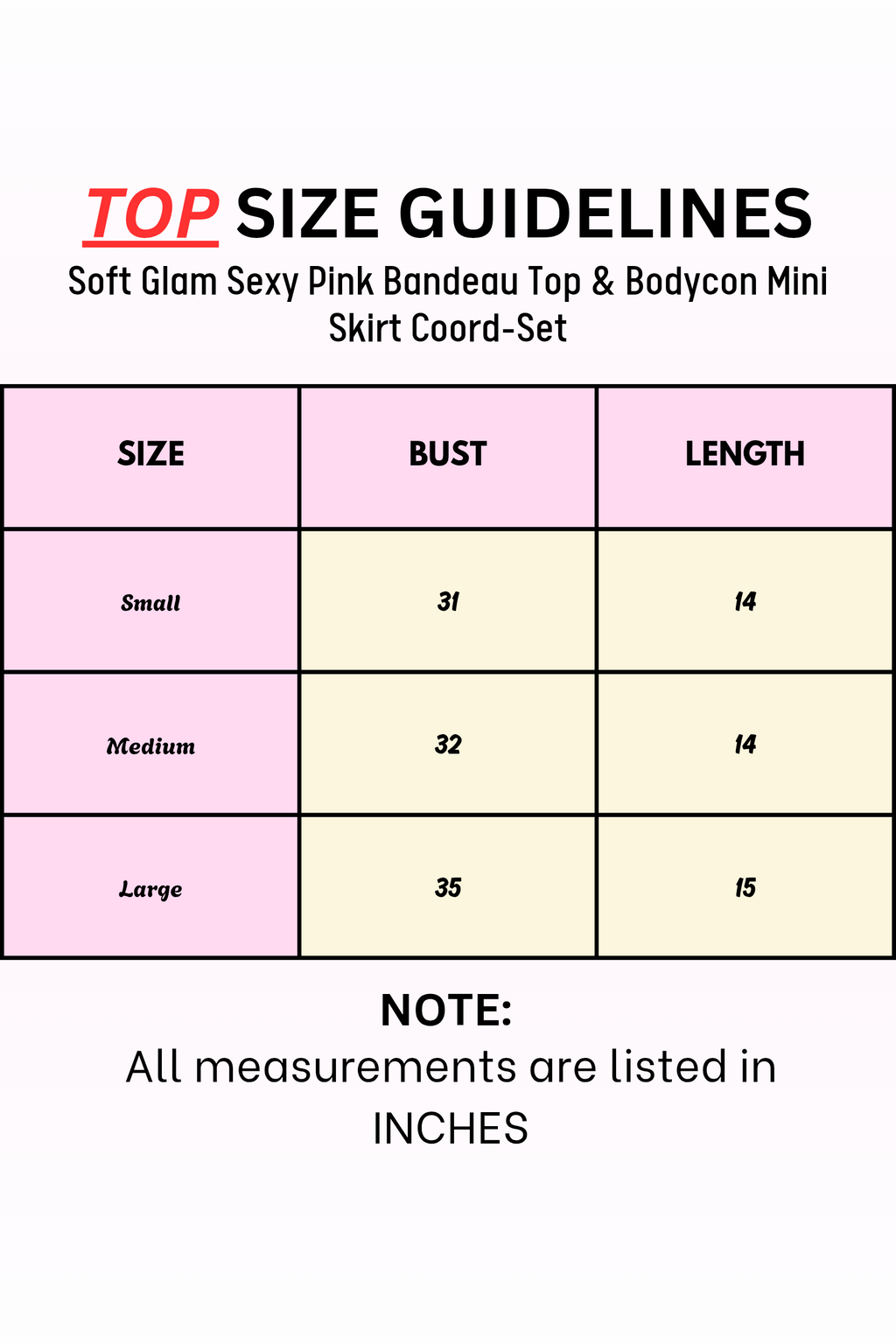 Soft Glam Sexy Pink Bandeau Top & Bodycon Mini Skirt Coord-Set
