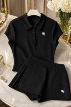 Active Novae Chic Polo Shirt and Skort Coord-Set