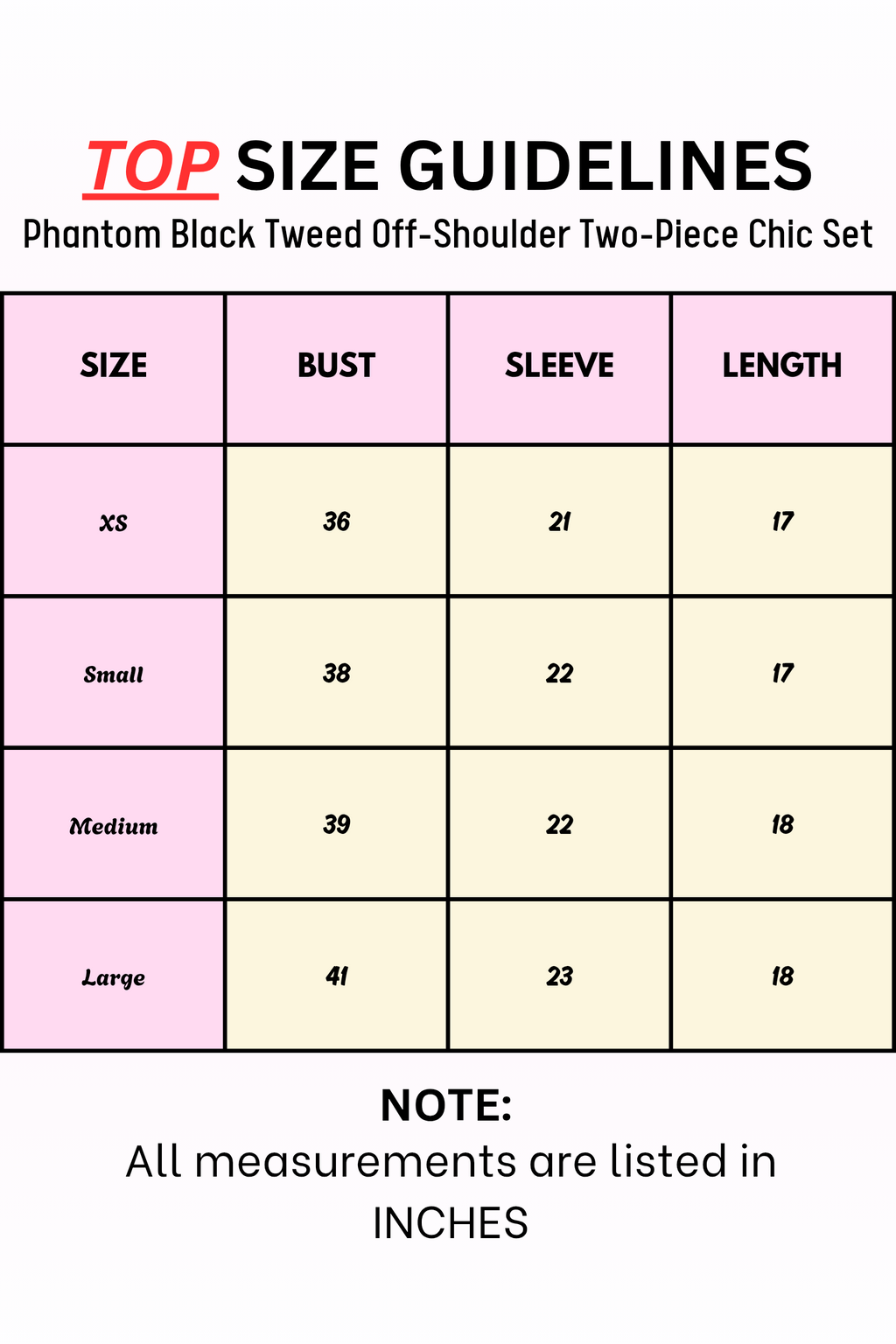 Phantom Black Tweed Off-Shoulder Two-Piece Chic Set